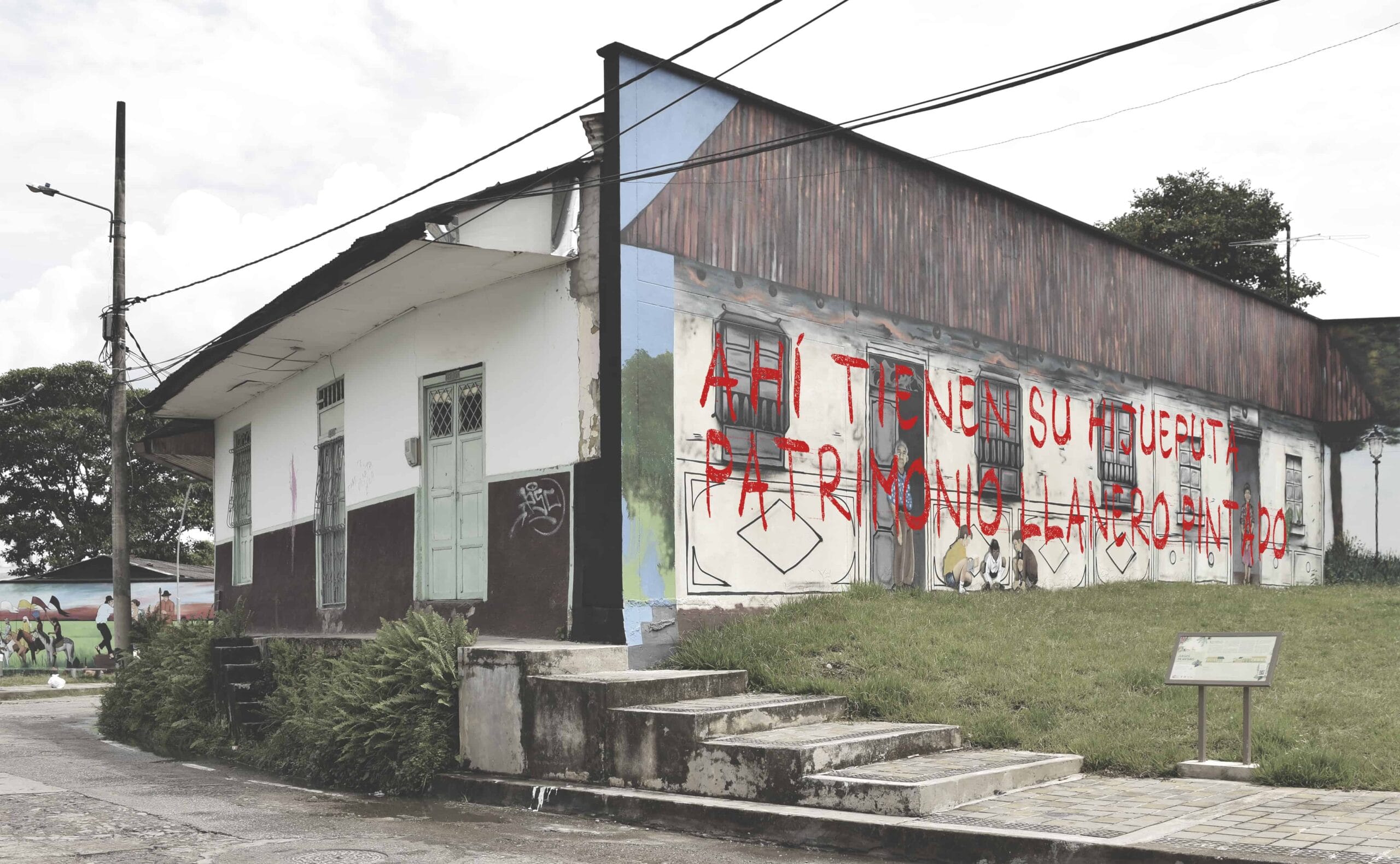 Ahí tienen su hijueputa patrimonio llanero pintado 2