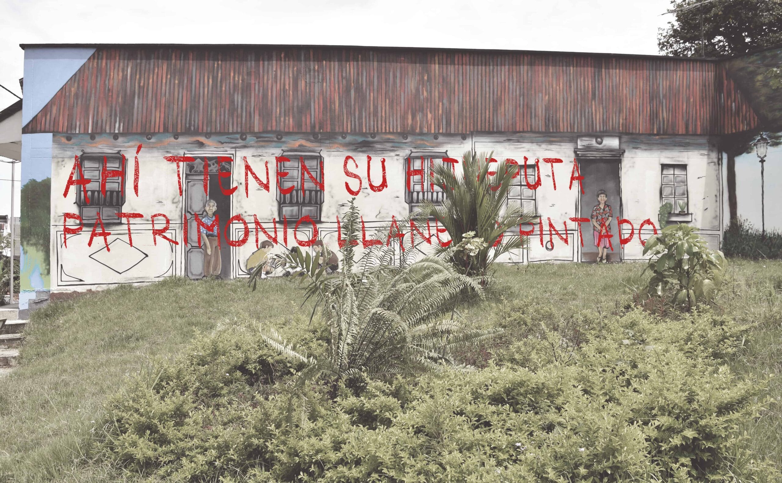 Ahí tienen su hijueputa patrimonio llanero pintado 1