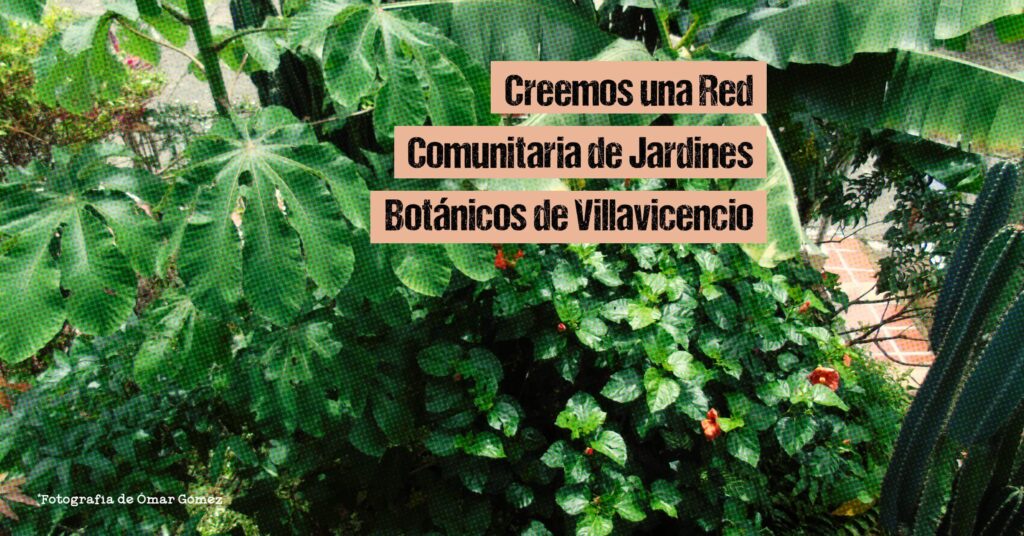 Creemos una Red Comunitaria de Jardines Botánicos de Villavicencio