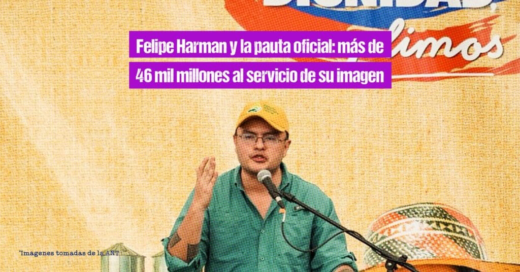 Felipe Harman y la pauta oficial: más de 46 mil millones al servicio de su imagen